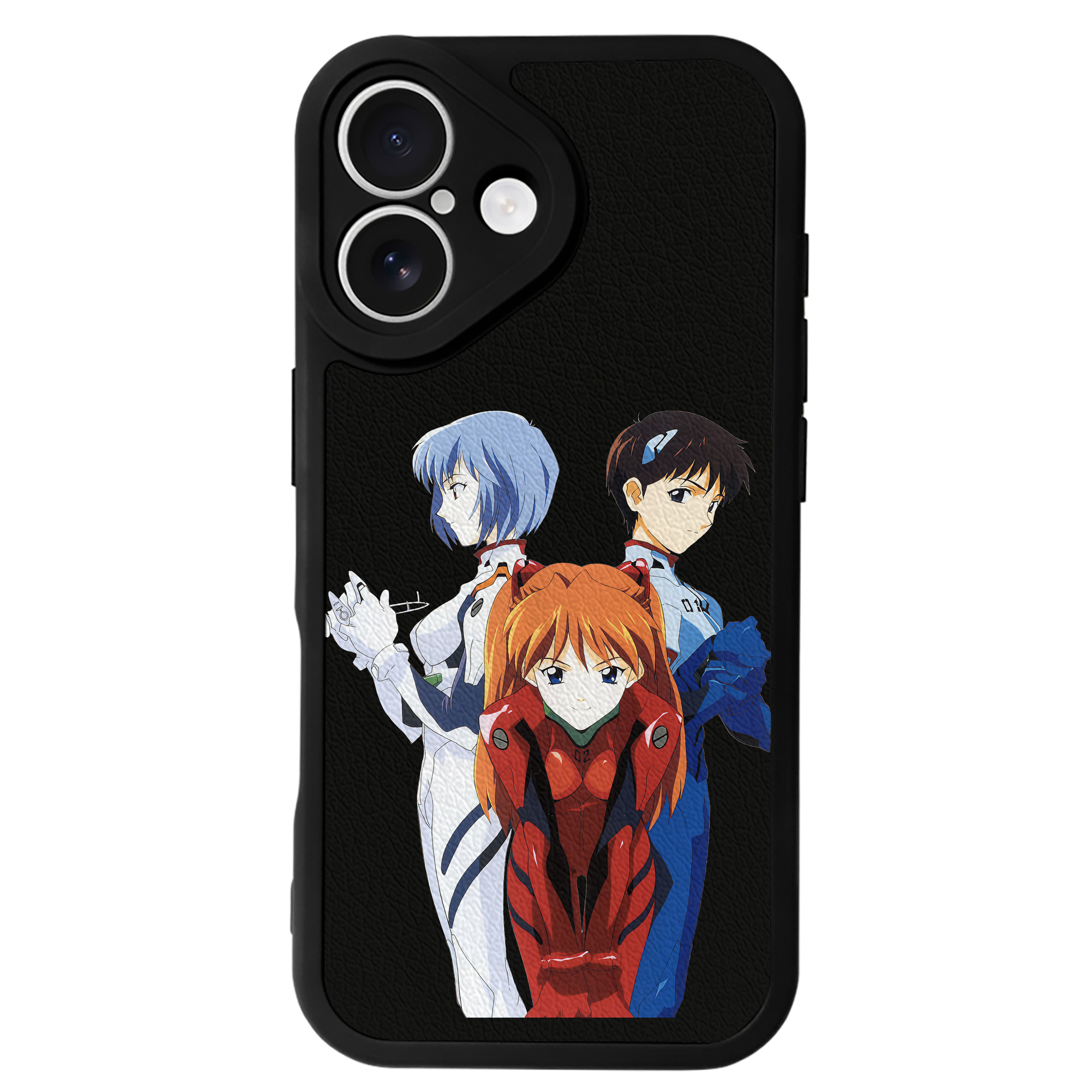 （画像用） EVA 新世紀エヴァンゲリオン 【iPhone 16シリーズ対応】シリコンスマホケース（レザー調） 材質：シリコン